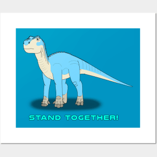 Dinosaur Aladar Stand Together Posters and Art